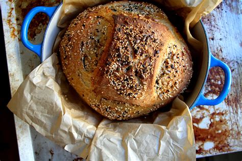 Toasted Sesame And Sunflower Seed Sourdough Bread A Cup Of Sugar  A Pinch Of Salt