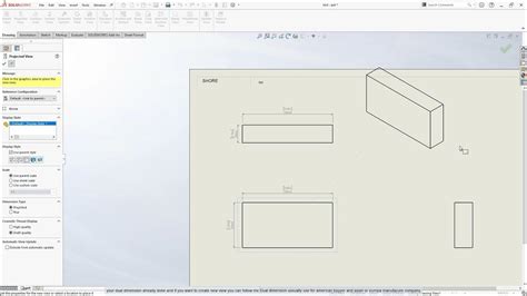 How To Create Dual Dimension On Solidworks Program Youtube