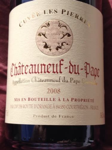 Cellier des Princes Cuvée les Pierres Châteauneuf du Pape Vivino US