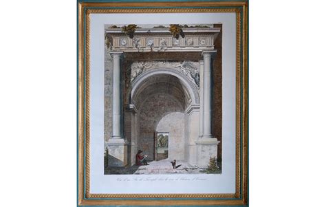 Ref G66 D Large Louvre Views Arc De Triomphe Blue And Gold Elusio