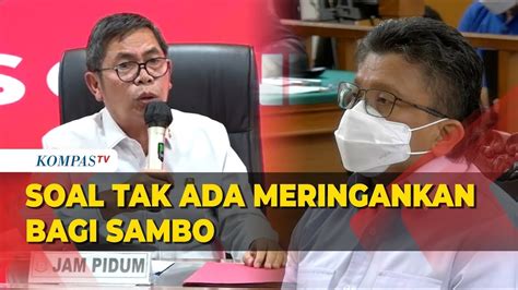 Jampidum Kenapa Tak Ada Hal Meringankan Untuk Sambo Gini YouTube