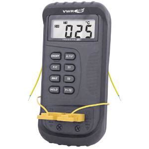 VWR® Traceable® 2-Channel Thermometer | VWR