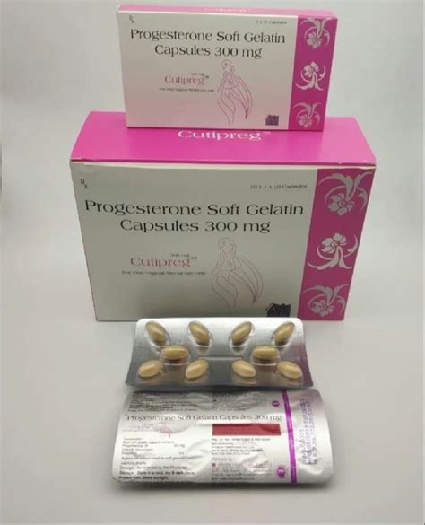 NATURAL MICRONISED PROGESTERONE 300MG SOFT GELATIN CAPS Packaging Type