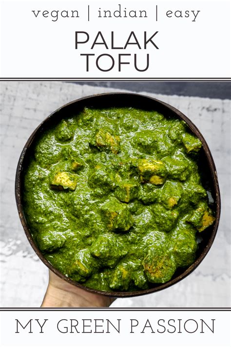 Saag Tofu Vegan Saag Paneer Artofit