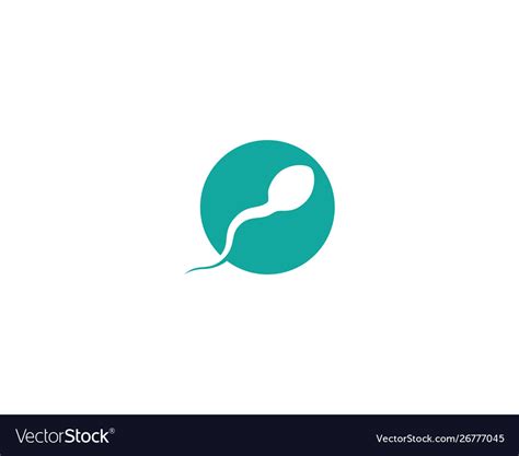 Fertility Sperm Logo Royalty Free Vector Image