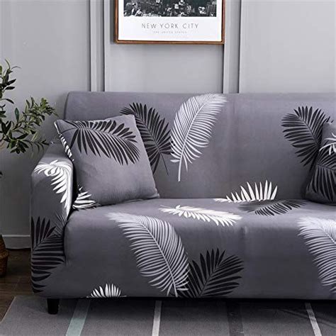 Amazon De HOTNIU Elastischer Sofabezug Sofahusse 3 Sitzer Sofa