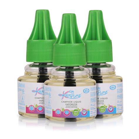 Cycle Pure Karpure Camphor Mosquito Repellent Refill Pack Of 3 45 Ml