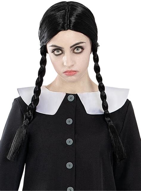 Peruka Wednesday Addams dla kobiet Rodzina Addamsów Przesyłka