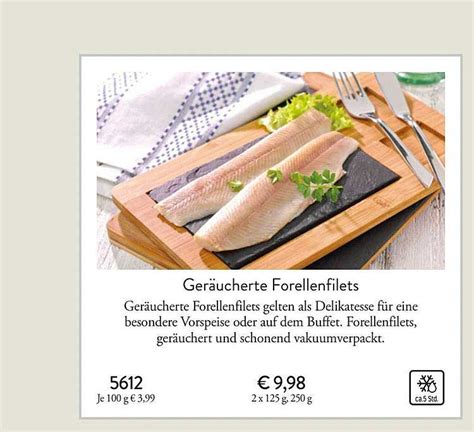 Geräucherte Forellenfilets Angebot bei Eismann 1Prospekte de