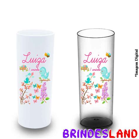 Copo Long Drink Personalizado Ml Jardim Modelo Elo