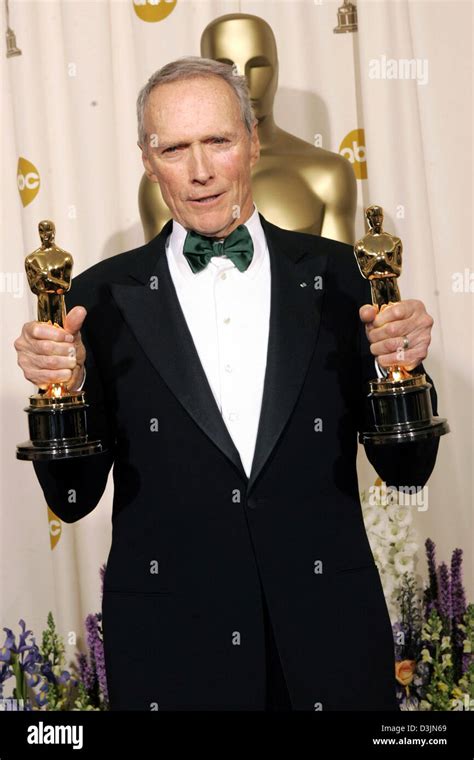 (dpa) - Double Oscar winner US actor and director Clint Eastwood poses ...