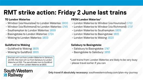 Swr Help On Twitter ⚠️dont Get Stranded Due To Rmt Strike Action