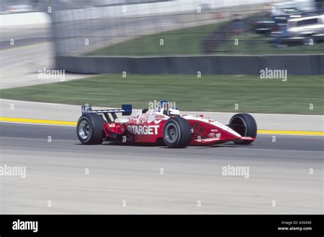 Scott Dixon Races At The Milwaukee Mile 2002 Stock Photo Alamy