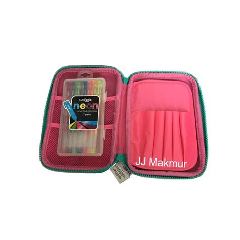 Jual Smiggle Bubble Hardtop Pencil Case Bonus Pen Pack Neon Original