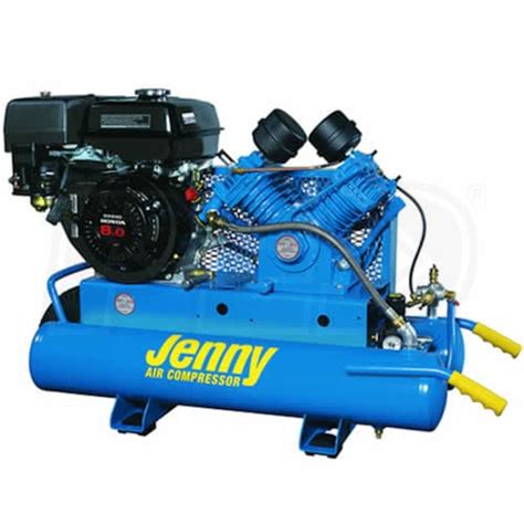 Jenny G Hga P Hp Gallon Gas Wheelbarrow Air Compressor W Honda Engine