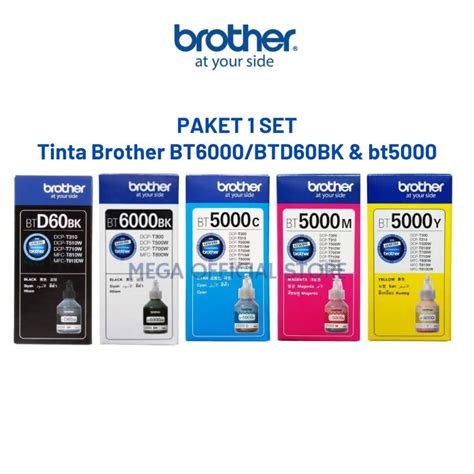 Jual Paket Set Tinta Brother Btd Bk Bt Bt Untuk Dcp T