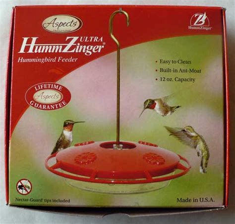 Hummzinger Ultra Tray Hummingbird Feeder With Nectarbee Guard Tips