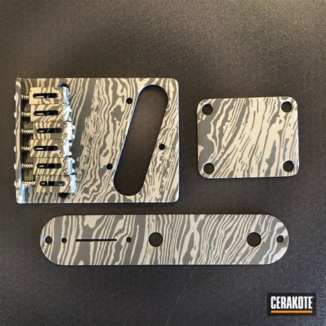 Fender Electric Guitar Parts coated with Titanium and Cobalt | Cerakote