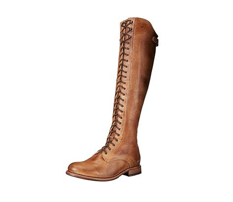 Bed Stu Della Tan Rustic Boots Free People Tall Lace Up Riding Boots