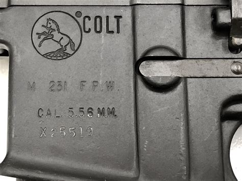Gunspot Guns For Sale Gun Auction Rare Colt Experimental Marked M231
