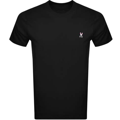 Psycho Bunny Classic Crew Neck T Shirt Black Mainline Menswear