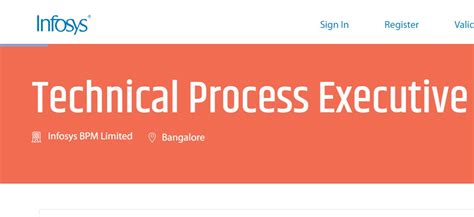 Infosys Careers Freshers Hiring For Technical Process Executive