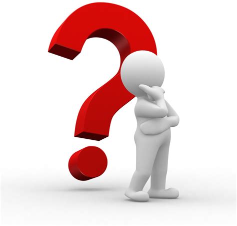 Person Thinking With Question Mark Clipart - Full Size Clipart (#43970 ...