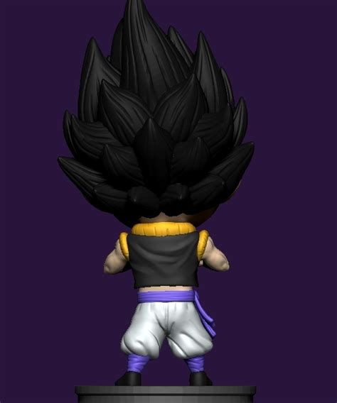 Archivo Stl Gogeta Chibi Dragon Ball Zobjeto Imprimible En D Para