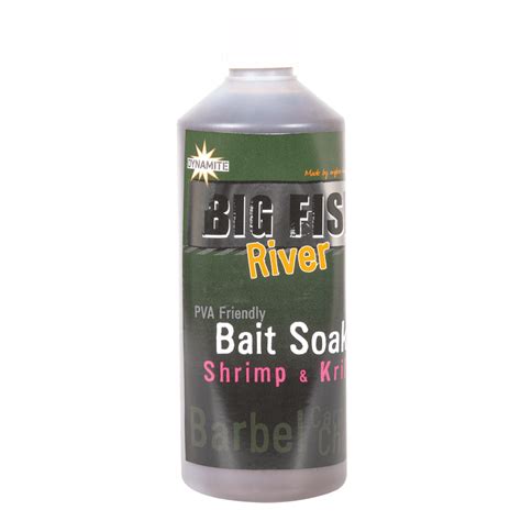 Big Fish River Liquid Soak Shrimp Krill Dynamite Baits