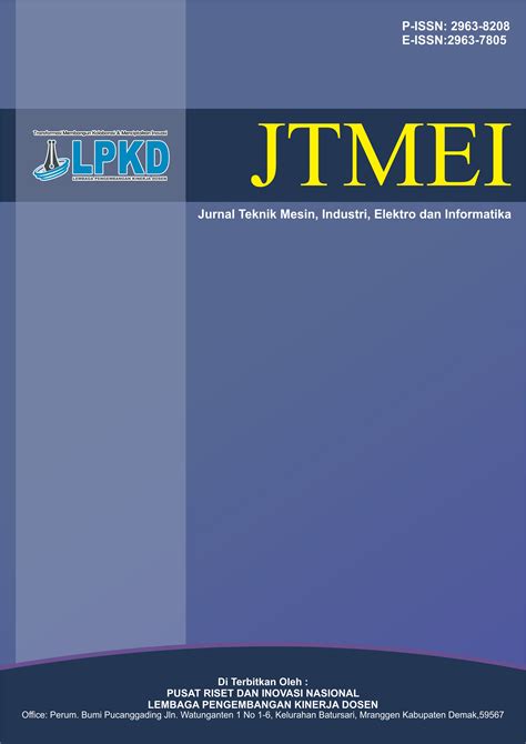 Vol No September Jurnal Teknik Mesin Industri Elektro