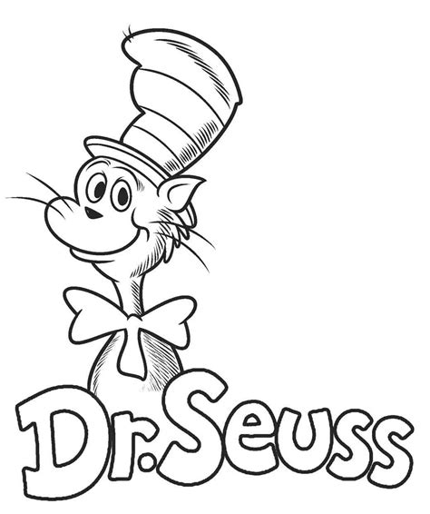 Dr. Seuss's Character Coloring Page - Free Printable Coloring Pages for ...