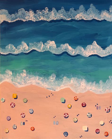 Cape Coral Wine And Canvas Beach Day Paint And Sip