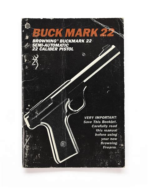 Vintage Browning Buck Mark 22 Semi Automatic 22 Pistol Manual V Pp860420 Custom Shop