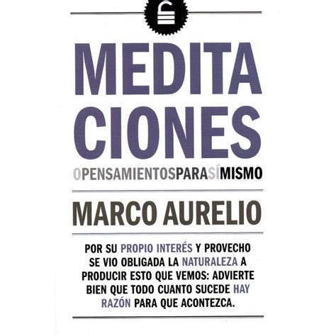 Meditaciones Marco Aurelio Calle De Libros