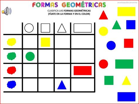 Formas Geom Tricas Ficha Interactiva Y Descargable Puedes Hacer Los