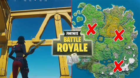 Dance At Fortnite Green Steel Bridge Yellow Steel Bridge And Red Steel