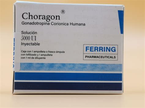 Choragon 5000UI 1ML C1 Ferring Suplementos Gym México