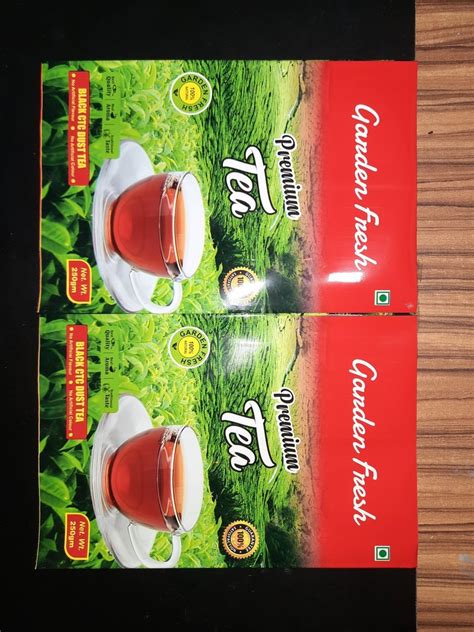 Printed Glossy Tea Packaging Pouches Heat Sealed At Rs Kg In Kochi