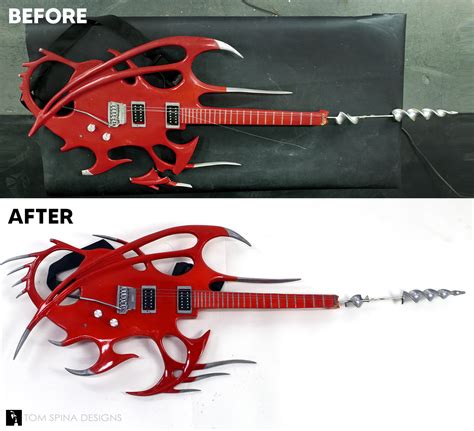 Slumber Party Massacre Ii Driller Killer Guitar Restoration Tom Spina Designs Tom Spina Designs