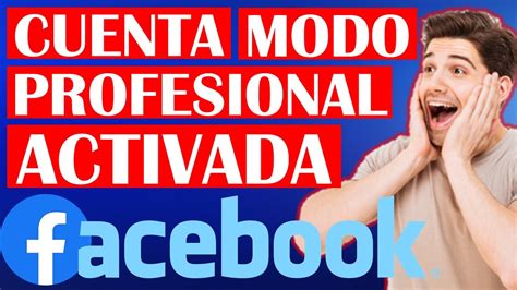 Como ACTIVAR El MODO PROFESIONAL En FACEBOOK Si NO APARECE YouTube