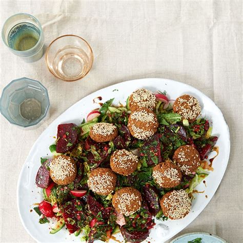 Salat Mit Falafeln Rezept ESSEN UND TRINKEN