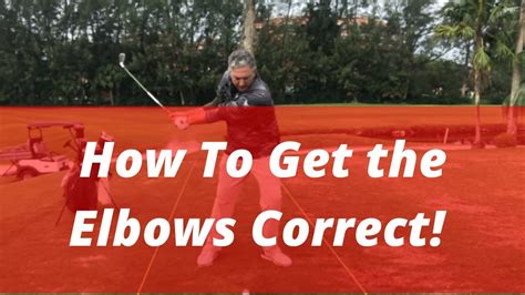 How To Position Your Elbows In The Golf Swing Easy Swing Tip To Better