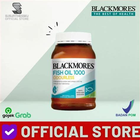 Jual Blackmores Odourless Fish Oil 1000 200 Softgels Omega 3 Tidak