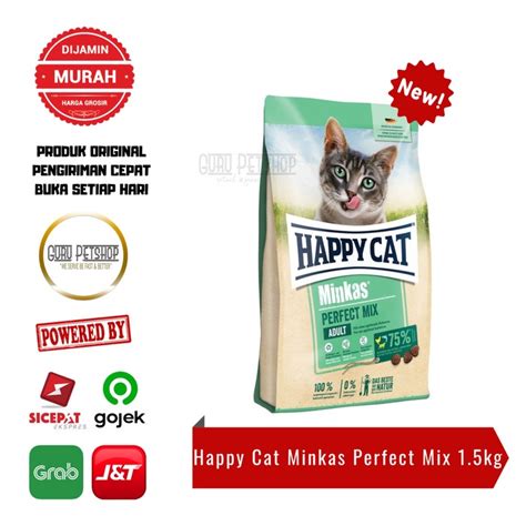 Jual Happy Cat Minkas Perfect Mix 1 5kg Freshpack Minkas Mix 1 5kg