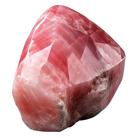 Ai Generated Rhodonite Stone Gem Clip Art Png