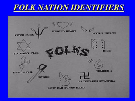 Folk Nation Gang Colors