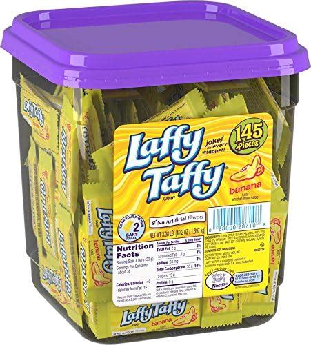 Laffy Taffy Candy Banana Flavor Individually Wrapped