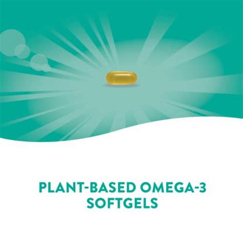 Natures Way Nutravege Plant Based Omega 3 Supplement Vegan Softgels