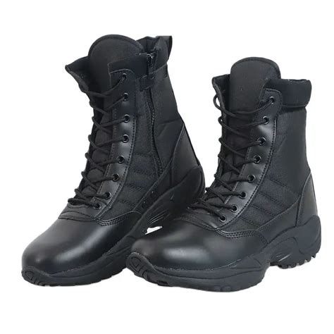 Botas Militares T Ticas De Couro Genu No Botas Masculinas Do Ex Rcito