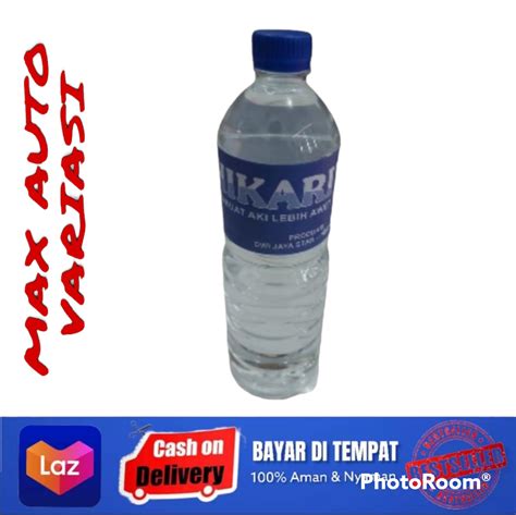 Air Aki Air Accu Tutup Biru Hikari 1000 Ml Lazada Indonesia